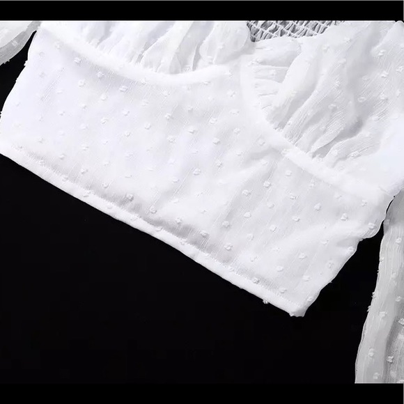 Ruffle Crop Blouse - Picture 8 of 9